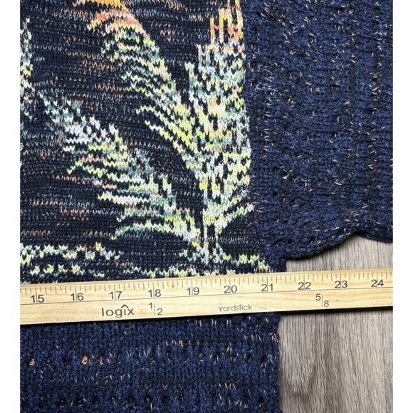 Anthropologie Pilcro Polo Camp Sweater Shirt Size XS/S Colorful Knit Relaxed Fit - Picture 13 of 16